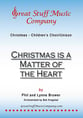 Christmas is a Matter of the Heart Unison choral sheet music cover